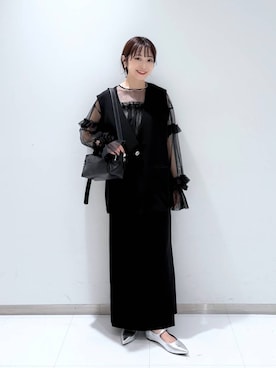 「アイテム（チョーカー）」を使った、𝘵 𝘰 𝘺 𝘰 .さん（レディース・160cm・30代）の夏コーディネート