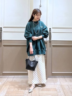 「アイテム（スウェット）」を使った、𝘵 𝘰 𝘺 𝘰 .さん（レディース・160cm・30代）の夏コーディネート