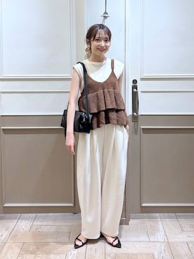 「LOWRYS FARM（ローリーズファーム）のステンレスフープチョーカー 127295（チョーカー）」を使った、𝘵 𝘰 𝘺 𝘰 .さん（レディース・160cm）の夏コーディネート