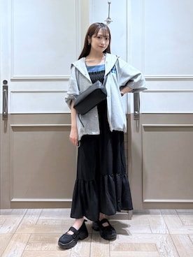 「アイテム（イヤリング）」を使った、𝘵 𝘰 𝘺 𝘰 .さん（レディース・160cm・30代）の夏コーディネート