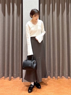「アイテム（アクセサリー）」を使った、𝘵 𝘰 𝘺 𝘰 .さん（レディース・160cm・30代）の秋コーディネート