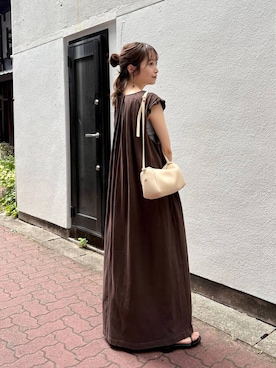 「アイテム（キャミソール）」を使った、𝘵 𝘰 𝘺 𝘰 .さん（レディース・160cm・30代）の夏コーディネート