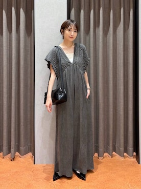 「秋コーデ」｜「アイテム（オールインワン・サロペット）」を使った、𝘵 𝘰 𝘺 𝘰 .さん（レディース・160cm）の秋コーディネート