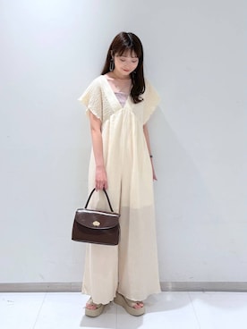 「アイテム（ワンピース/ドレス）」を使った、𝘵 𝘰 𝘺 𝘰 .さん（レディース・160cm・30代）の夏コーディネート