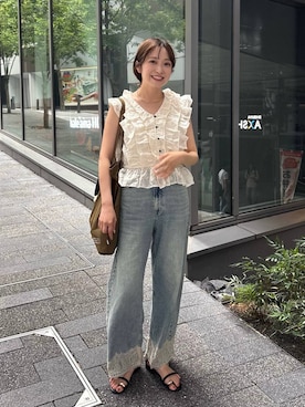 𝘵 𝘰 𝘺 𝘰 .さん(レディース・160cm)の夏コーディネート