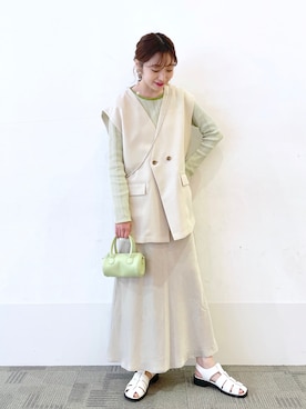 𝘵 𝘰 𝘺 𝘰 .さん（レディース・160cm）の春コーディネート