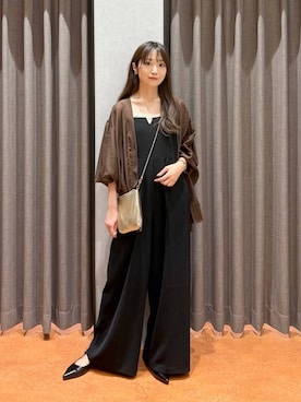 「アイテム（ワンピース/ドレス）」を使った、𝘵 𝘰 𝘺 𝘰 .さん（レディース・160cm・30代）の秋コーディネート
