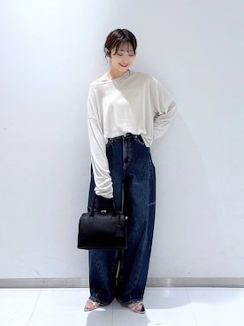 「アイテム（チョーカー）」を使った、𝘵 𝘰 𝘺 𝘰 .さん（レディース・160cm・30代）の夏コーディネート