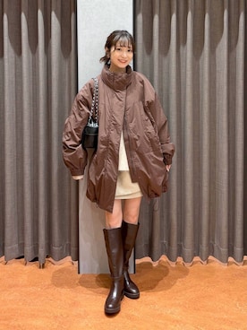 「アイテム（ブルゾン）」を使った、𝘵 𝘰 𝘺 𝘰 .さん（レディース・160cm・30代）の秋コーディネート