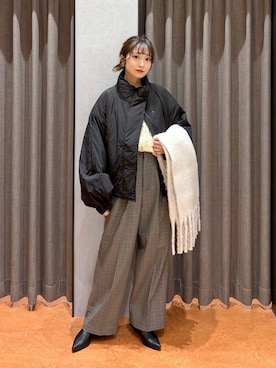 「アイテム（ポロシャツ）」を使った、𝘵 𝘰 𝘺 𝘰 .さん（レディース・160cm）の秋コーディネート