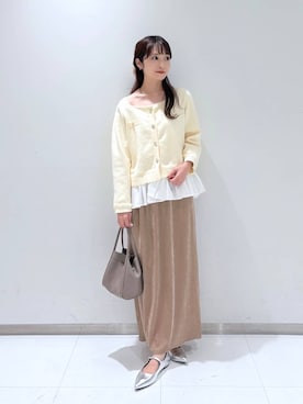 「アイテム（チョーカー）」を使った、𝘵 𝘰 𝘺 𝘰 .さん（レディース・160cm・30代）の秋コーディネート