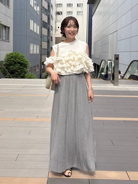 𝘵 𝘰 𝘺 𝘰 .さん(レディース・160cm)の夏コーディネート