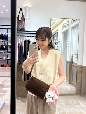 「アイテム（チョーカー）」を使った、𝘵 𝘰 𝘺 𝘰 .さん（レディース・160cm・30代）の夏コーディネート