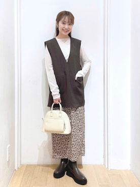 𝘵 𝘰 𝘺 𝘰 .さん（レディース・160cm）の秋コーディネート