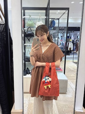 「アイテム（チョーカー）」を使った、𝘵 𝘰 𝘺 𝘰 .さん（レディース・160cm・30代）の夏コーディネート