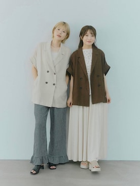 𝘵 𝘰 𝘺 𝘰 .さん（レディース・160cm）の夏コーディネート