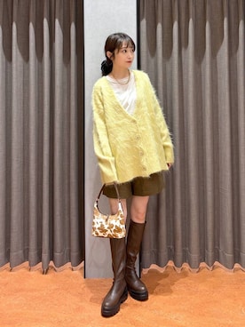 「アイテム（アクセサリー）」を使った、𝘵 𝘰 𝘺 𝘰 .さん（レディース・160cm・30代）の秋コーディネート