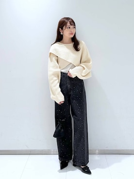 「アイテム（パンプス）」を使った、𝘵 𝘰 𝘺 𝘰 .さん（レディース・160cm・30代）の秋コーディネート