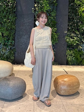 𝘵 𝘰 𝘺 𝘰 .さん(レディース・160cm)の夏コーディネート