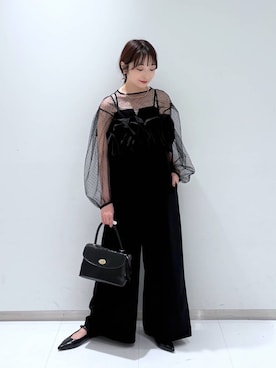 「アイテム（チョーカー）」を使った、𝘵 𝘰 𝘺 𝘰 .さん（レディース・160cm・30代）の夏コーディネート