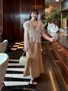 「アイテム（ワンピース）」を使った、𝘵 𝘰 𝘺 𝘰 .さん（レディース・160cm・30代）の夏コーディネート