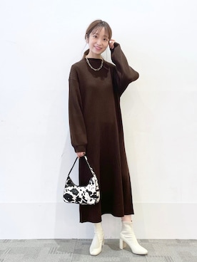 𝘵 𝘰 𝘺 𝘰 .さん（レディース・160cm）の冬コーディネート