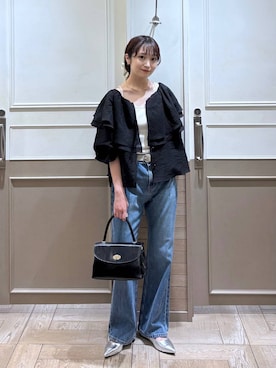 「アイテム（チョーカー）」を使った、𝘵 𝘰 𝘺 𝘰 .さん（レディース・160cm・30代）の秋コーディネート