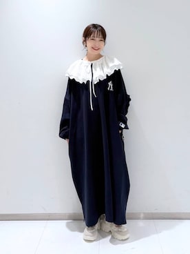 「アイテム（バレッタ/ヘアクリップ）」を使った、𝘵 𝘰 𝘺 𝘰 .さん（レディース・160cm）の夏コーディネート