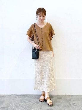 𝘵 𝘰 𝘺 𝘰 .さん（レディース・160cm）の夏コーディネート