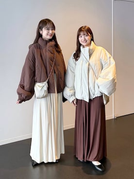 「アイテム（その他アウター）」を使った、𝘵 𝘰 𝘺 𝘰 .さん（レディース・160cm）の秋コーディネート