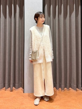 「アイテム（スカート）」を使った、𝘵 𝘰 𝘺 𝘰 .さん（レディース・160cm・30代）の秋コーディネート