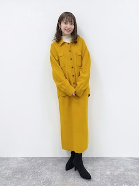 𝘵 𝘰 𝘺 𝘰 .さん（レディース・160cm）の冬コーディネート