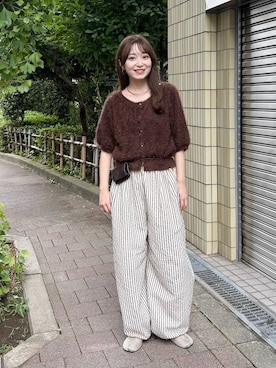 「ローリーズスタイル_LOWRYS FARM」｜𝘵 𝘰 𝘺 𝘰 .さん（レディース・160cm）の秋コーディネート