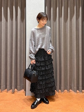 「アイテム（チョーカー）」を使った、𝘵 𝘰 𝘺 𝘰 .さん（レディース・160cm・30代）の秋コーディネート