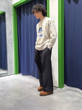 山本瞳夏沙さん（メンズ・165cm・30代）の冬コーディネート