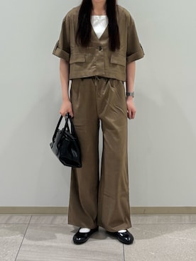 「COLONY 2139（コロニートゥーワンスリーナイン）のアイテム（バッグ）」を使った、shionさん（レディース・168cm）の夏コーディネート