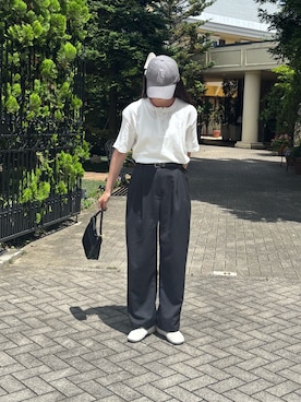 「高身長女子コーデ」｜shionさん（レディース・168cm）の夏コーディネート