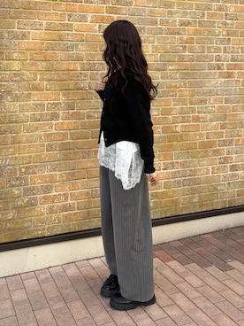 「COLONY 2139（コロニートゥーワンスリーナイン）のアイテム（パンツ）」を使った、shionさん（レディース・168cm）の春コーディネート