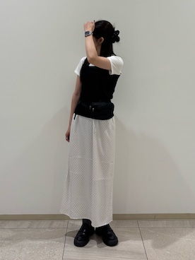 「COLONY 2139（コロニートゥーワンスリーナイン）のアイテム（バッグ）」を使った、shionさん（レディース・168cm）の夏コーディネート