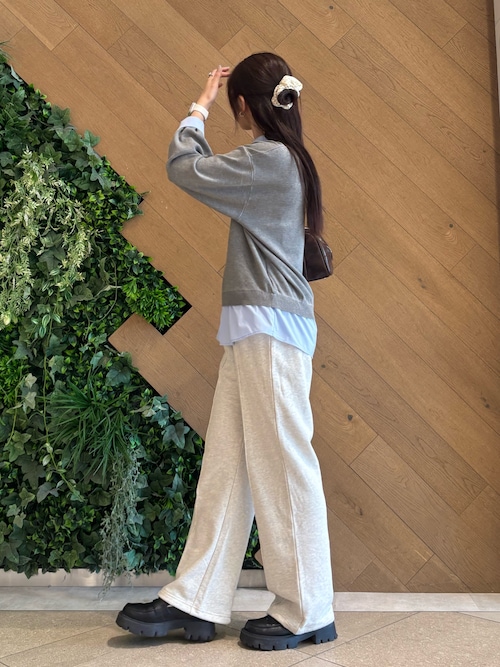 シャツドッキングニットプルオーバー