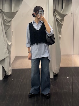 「アイテム（ドレスシューズ）」を使った、shionさん（レディース・168cm）の秋コーディネート