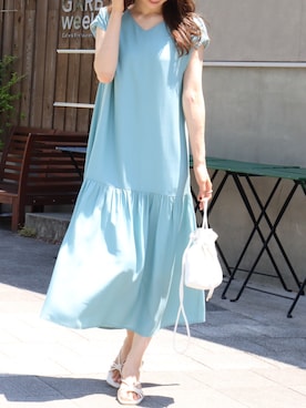 Pierrotスタッフ★大人に似合う高コスパ服をお届けさん(レディース・163cm)の夏コーディネート