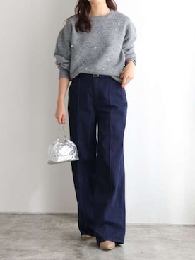 Pierrotスタッフ★大人に似合う高コスパ服をお届けさん(レディース・157cm)の冬コーディネート