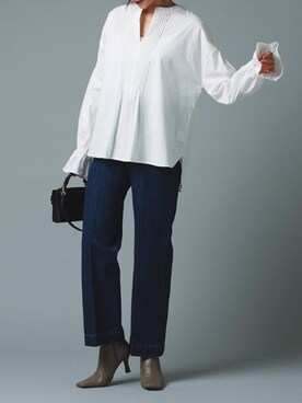 「RASW（ラス）のアイテム」を使った、Pierrotスタッフ★大人に似合う高コスパ服をお届けさん（レディース・165cm）の秋コーディネート