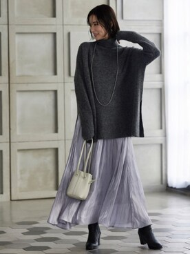 「RASW（ラス）のアイテム」を使った、Pierrotスタッフ★大人に似合う高コスパ服をお届けさん（レディース・165cm）の冬コーディネート