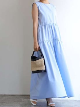 Pierrotスタッフ★大人に似合う高コスパ服をお届けさん(レディース・157cm)の夏コーディネート