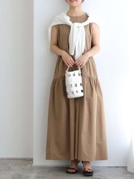Pierrotスタッフ★大人に似合う高コスパ服をお届けさん(レディース・150cm)の夏コーディネート
