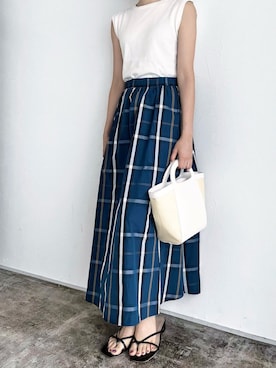 Pierrotスタッフ★大人に似合う高コスパ服をお届けさん（レディース・162cm）の夏コーディネート