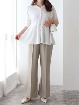 「Pierrot（ピエロ）のアイテム」を使った、Pierrotスタッフ★大人に似合う高コスパ服をお届けさん（レディース・163cm）の夏コーディネート