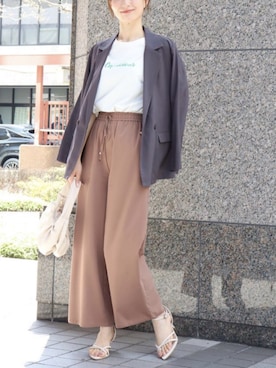 Pierrotスタッフ★大人に似合う高コスパ服をお届けさん（レディース・163cm）の春コーディネート